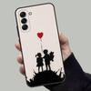 Чехол для телефона с граффити Бэнкси 'Война' для Samsung Galaxy A13, A21s, A22, A31, A32, A52, A53, A71, A80, Мягкий черный корпус