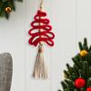 Украшения для елки ручной работы из хлопковой нити Креативное подвесное украшение Рождество