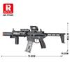 1589 шт. Строительные блоки MCX Tactical Rifle Gun, съемный магазин, модель-имитация пистолета, кирпичики, игрушки для детских варгеймов, праздничные подарки