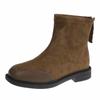 Suede Chunky Woman Ankle Boots Designer Fashion Casual Walking Shoes 2024 Winter New Trend Cozy Dress Eleglant Goth Botas Mujer