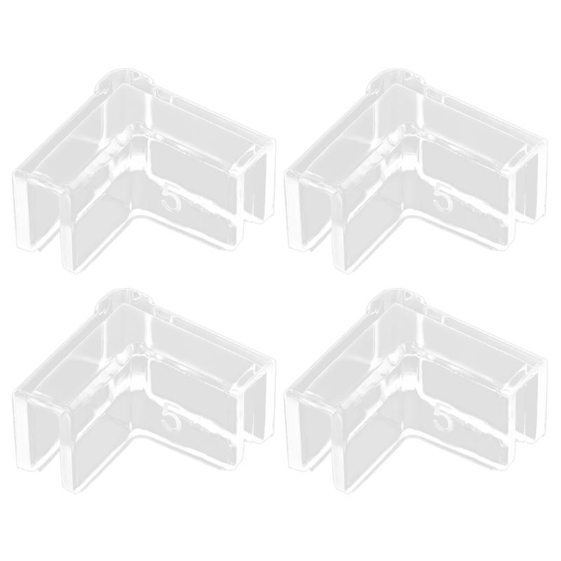 4 шт. Защита кромок стекла аквариума, акриловая защита, инструменты для аквариума, защита от ударов для стекла аквариума