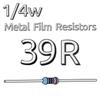 200 шт. 1/4 Вт металлопленочный резистор 33R Ом 36 39 43 47 51 56 62 68 75 82 91 100 120 150 180 200 220 240 270R Ом Ом 1% допуск Perintang WATT