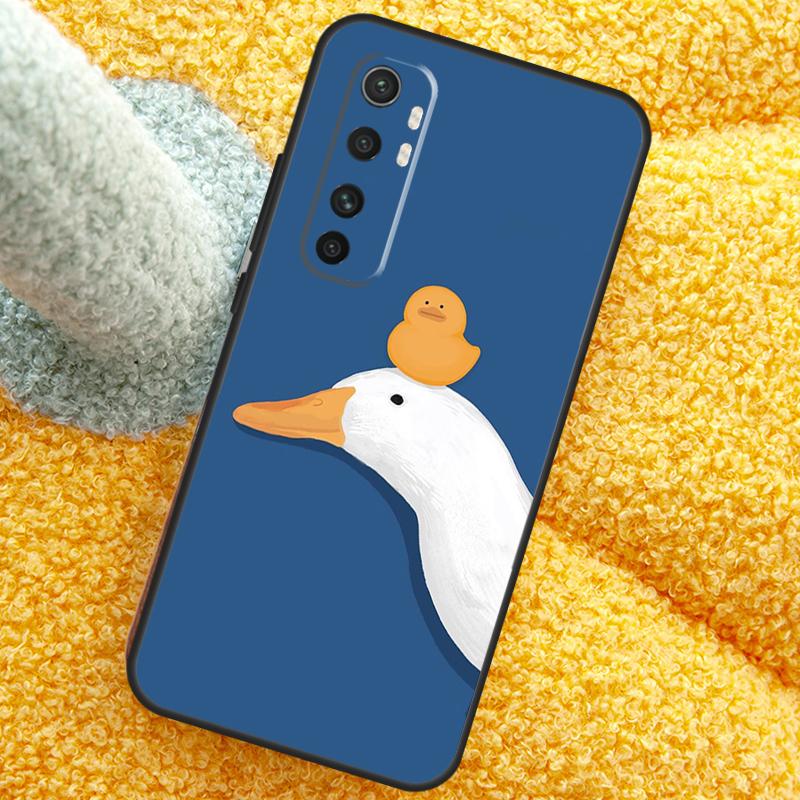 Мультяшный забавный гусь Чехол для Xiaomi 13T 14T 15T 14 15 Ultra 17 Pro Max Чехол для POCO F8 F7 X7 Pro F5 F6 X5 X6