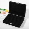 Lockable Portable Necklace Organizer Multi-grids Jewelry Display Container  Bracelet