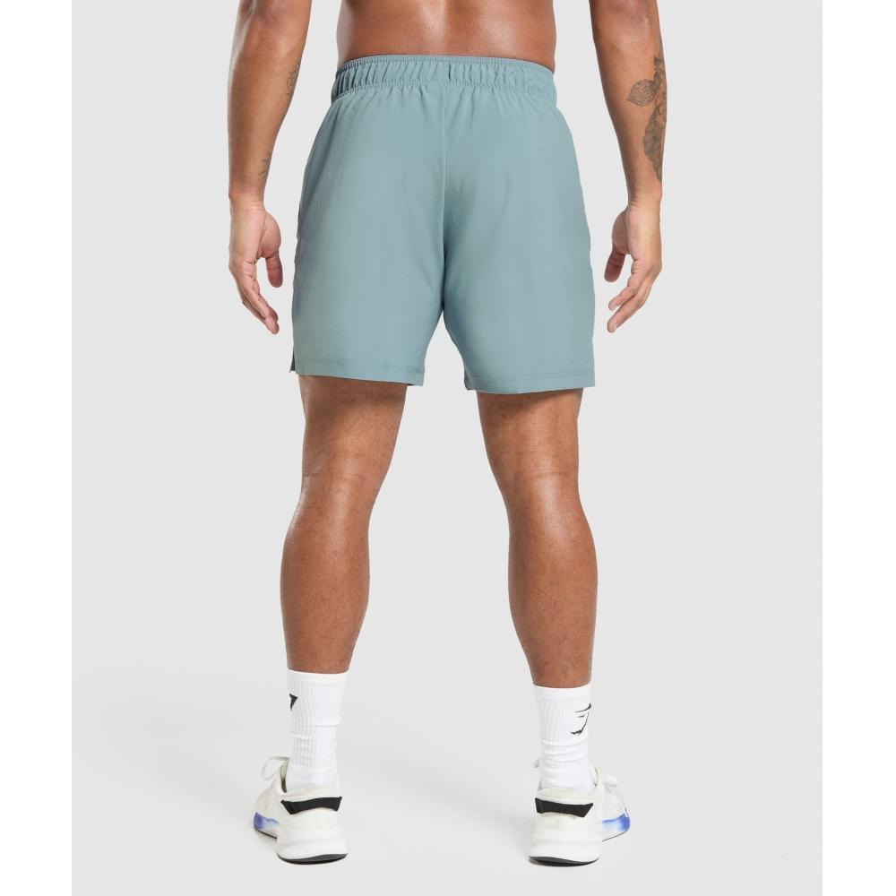 Gymshark Sport 7 Shorts Rest Blue Cool Blue A1b3l Uddc