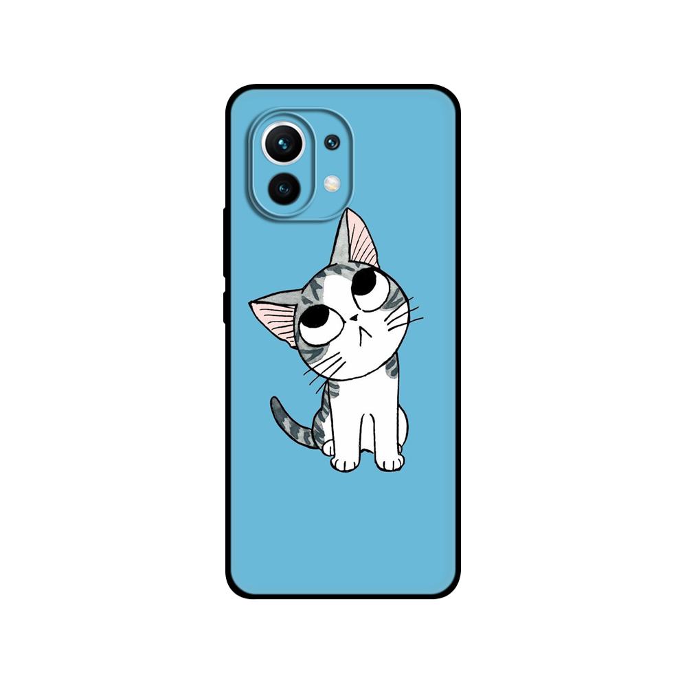 Для Xiaomi Ми 11 | Ми 11 Лайт 5G NE 4G | Задняя крышка корпуса Mi 11i для Xiaomi Mi 11 Ultra, силиконовый чехол, черный чехол из ТПУ