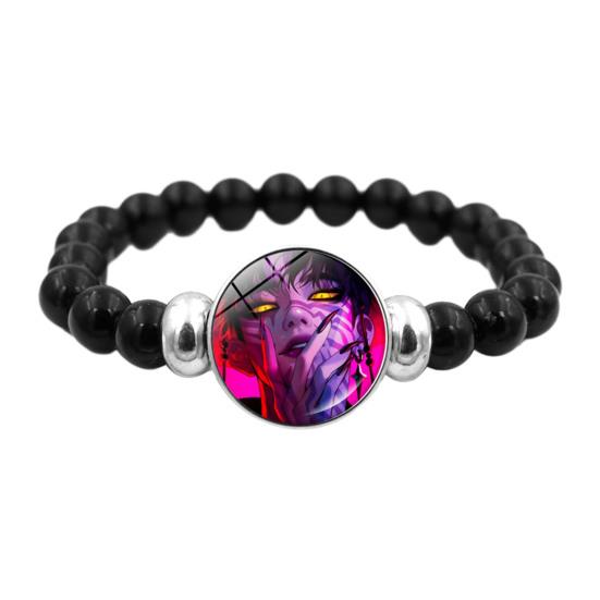 Yousheng Корейский Поп Браслет из Бусин Аниме Вдохновленный Модный Браслет Браслет из Разноцветных Бусин для Женщин Мужчин Девочек Мальчиков Поклонников