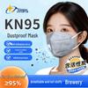Star Universe KN95 Dustproof Mask with Valve - Men's Thickened Edition, Disposable Respirator with Activated Carbon for Dust and Formaldehyde Removal