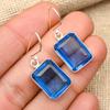 Tanzanite Gemstone 925 Sterling Silver Jewelry Handmade Earrings For Wedding Gift
