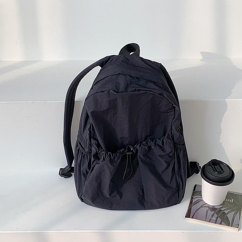 Simple Nylon Backpack Backpack Casual Commuting Large Capacity Lightweight Student Backpack