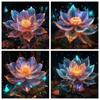 Новое поступление Алмазная картина Лотос Стразы Картина Цветочная вышивка Фэнтези Мозаика Подарок ручной работы