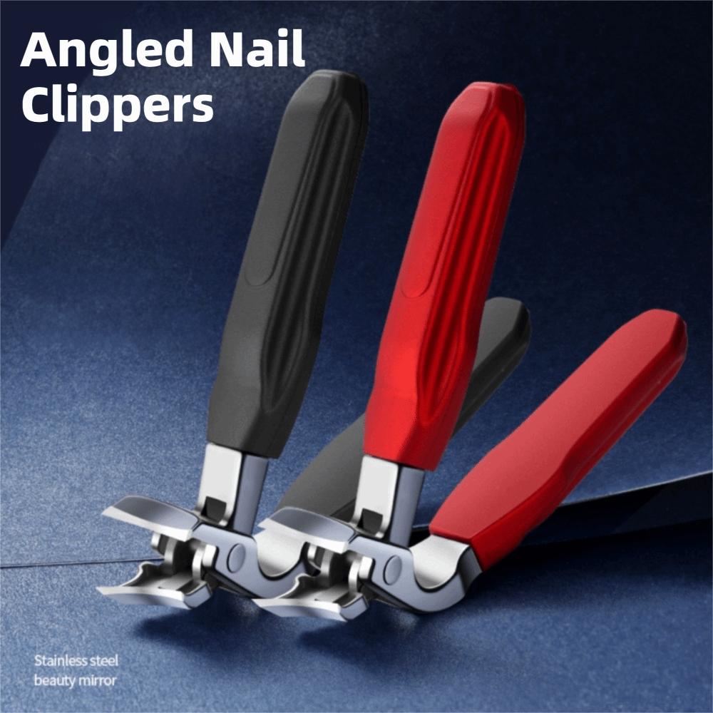 Stainless Steel Toenail Clipper Plastic Nail Clippers Professional Nail Trimmer Thick Nails