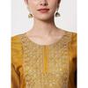 Women Silk Blend Kurti Pant Dupatta Set Indian Pakistani Bollywood Salwar Kameez VF-20166a
