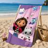 Colorful Friends Dollhouse Beach Towel, Microfiber Beach Towel, Perfect For Pool, Beach, Travel, Home Decor Beach Party Fan gifts
