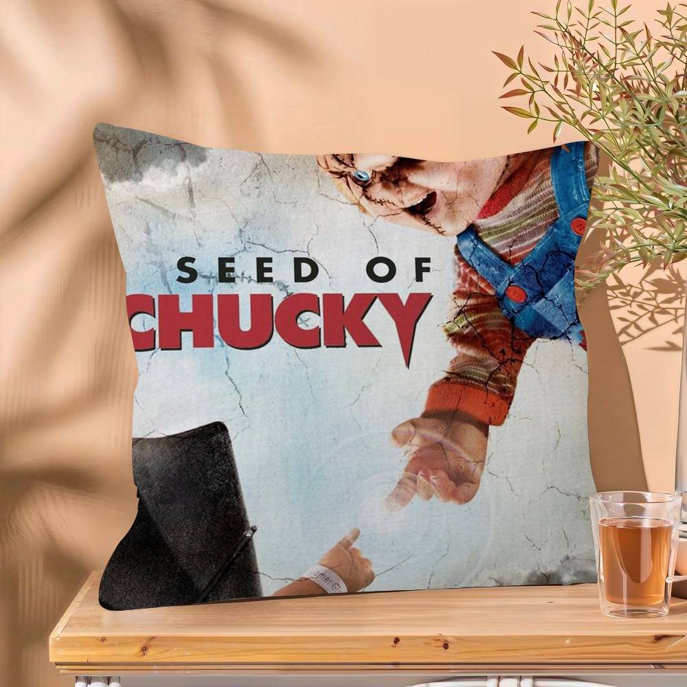 Classic Chucky Horror Movie pillow cover sofa cushion cover home room decoration children gift