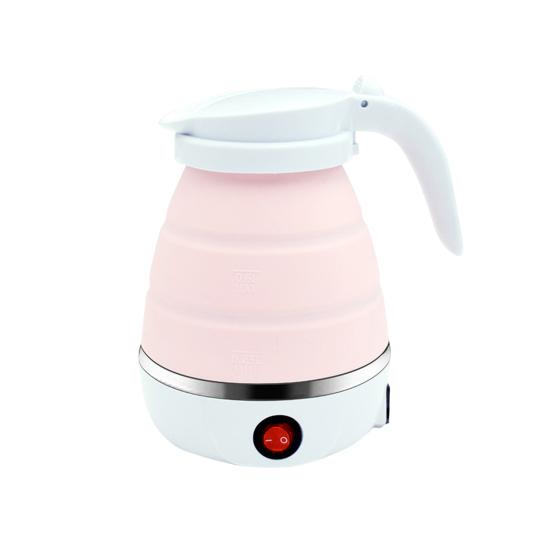 Складной электрический чайник Yousheng с ручкой, большой емкостью, автоматическим отключением питания, безопасный в использовании, вилка американского стандарта, складной чайник, силиконовый электрический водонагреватель