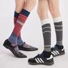 Осень и Зима Женские Чулки Повседневная Мода Полосатые Длинные Носки Чулки Женский Студенческий Стиль JK Девушки Гольфы Чулки