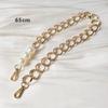New Fashion Woman Handbag Accessory Parts Luxury Gold Alloy Chain Cute PVC Pearl Strap Women Shoulder Clutch Bead Handle Chains