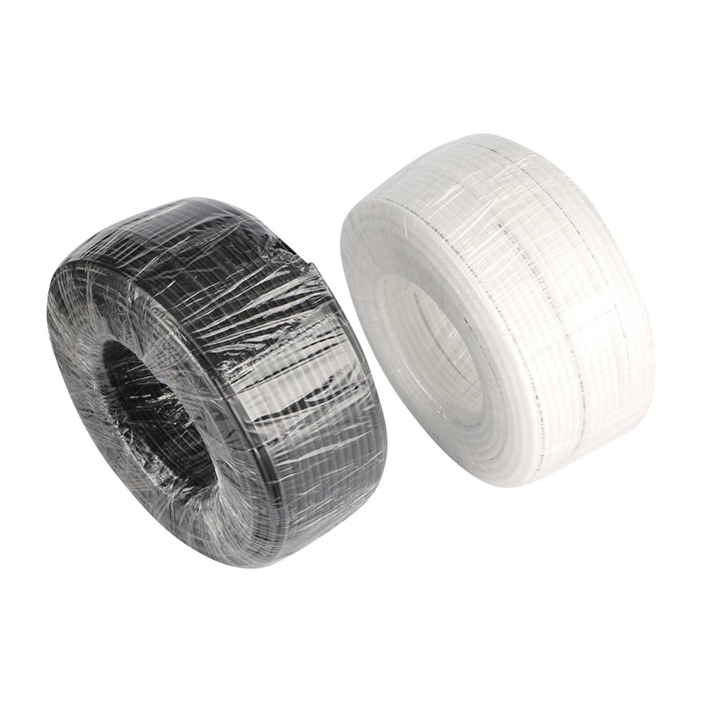 100M/Roll 1/4" PE Water Pipe Low Pressure Misting System Hose ID 4mm OD 6.35mm Garden Watering Irrigation Agriculture Tubing