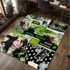 Billie Eilish  Rug Carpet Office Decorative Carpet For Living Room Bedroom Door Mat Floor Rug Computer Chair Area Rug