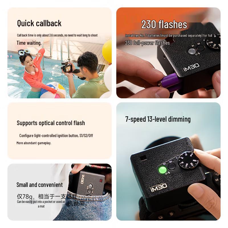Godox iM30 Mini On-Camera Flash