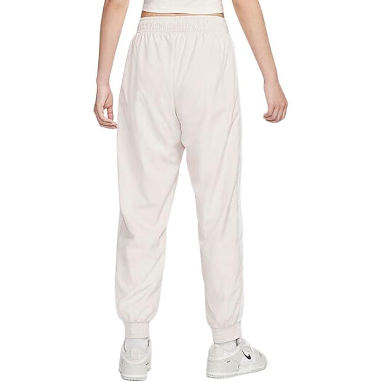 Nike Спортивные вязаные брюки женские светло-розовые FV7661-104