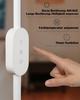 Lampadaire LED - NETTLIFE - 158 cm - Dimmable 9W 3000K - Blanc - Lampe de lecture