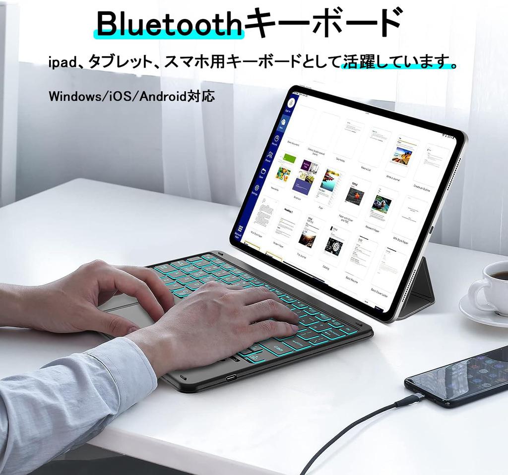 Беспроводная клавиатура bluetooth для планшета клавиатура с сенсорным экраном совместима с iPhone и английским языком air pro mini wireless iPad, pad, подсветка, смартфоны,