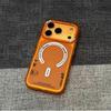 Подходит для iPhone17 Магнитный абсорбирующий чехол для мобильного телефона M1 Матовое ощущение кожи Apple 16 Promax Модный бренд 15 Противоударный защитный чехол