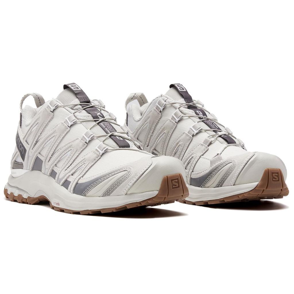 SALOMON Xa Pro 3D Suede Mesh Minimalist Comfortable Low-Top Outdoor Functional Shoes Unisex Shoes Gray White Feather-Gray 472436