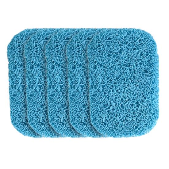 5 шт. в упаковке нескользящие коврики для мыла без бисфенола А, самоосушающиеся подушечки для мыла