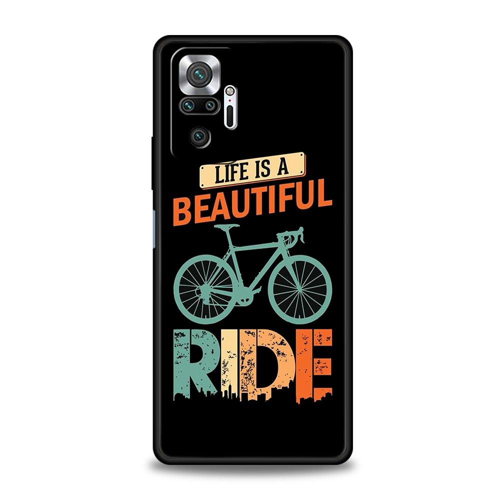 Чехол для телефона с рисунком 'Велосипедный спорт в горах' Для Xiaomi Redmi Note 13 12 5G 11 10 Pro Plus 4G 9S 9 8 7 9T 13C 12C 10C 9C 9A Мягкий чехол