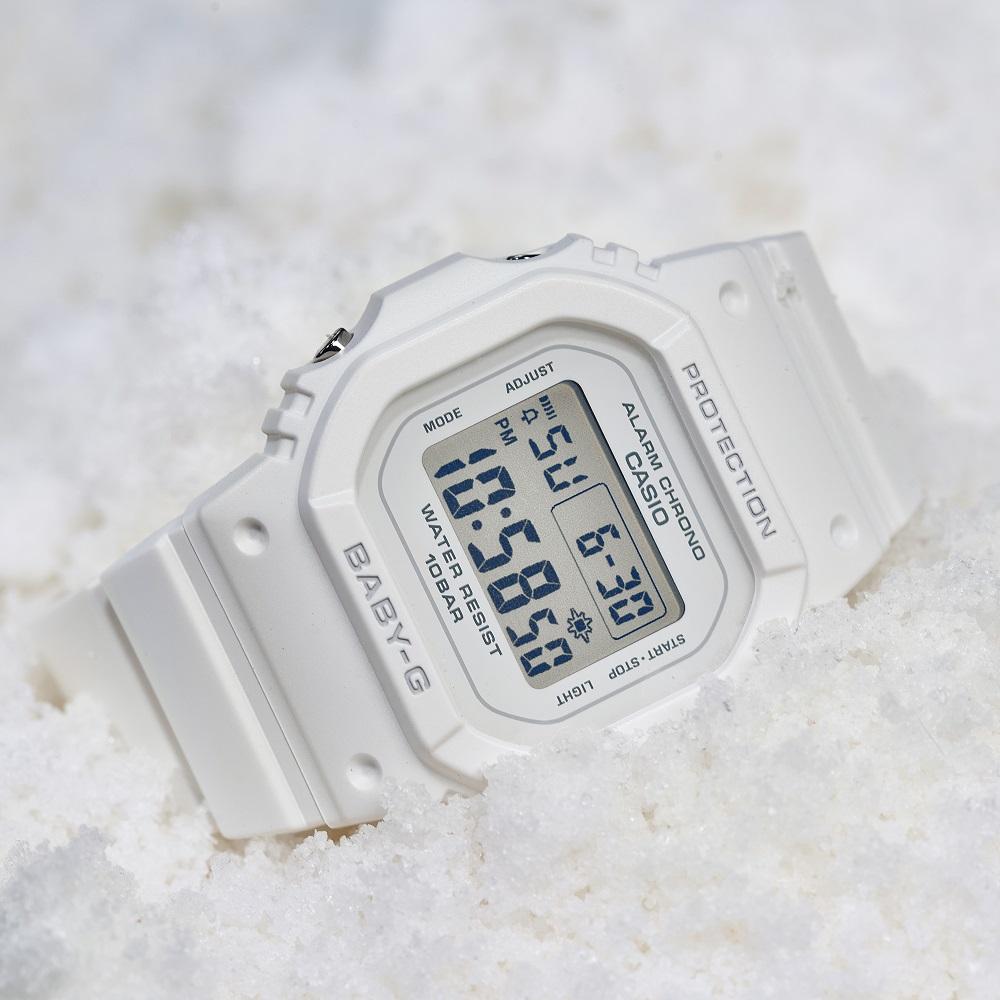 Casio Женские часы BABY-G Белые BGD-565-7PR BGD-565-7PR