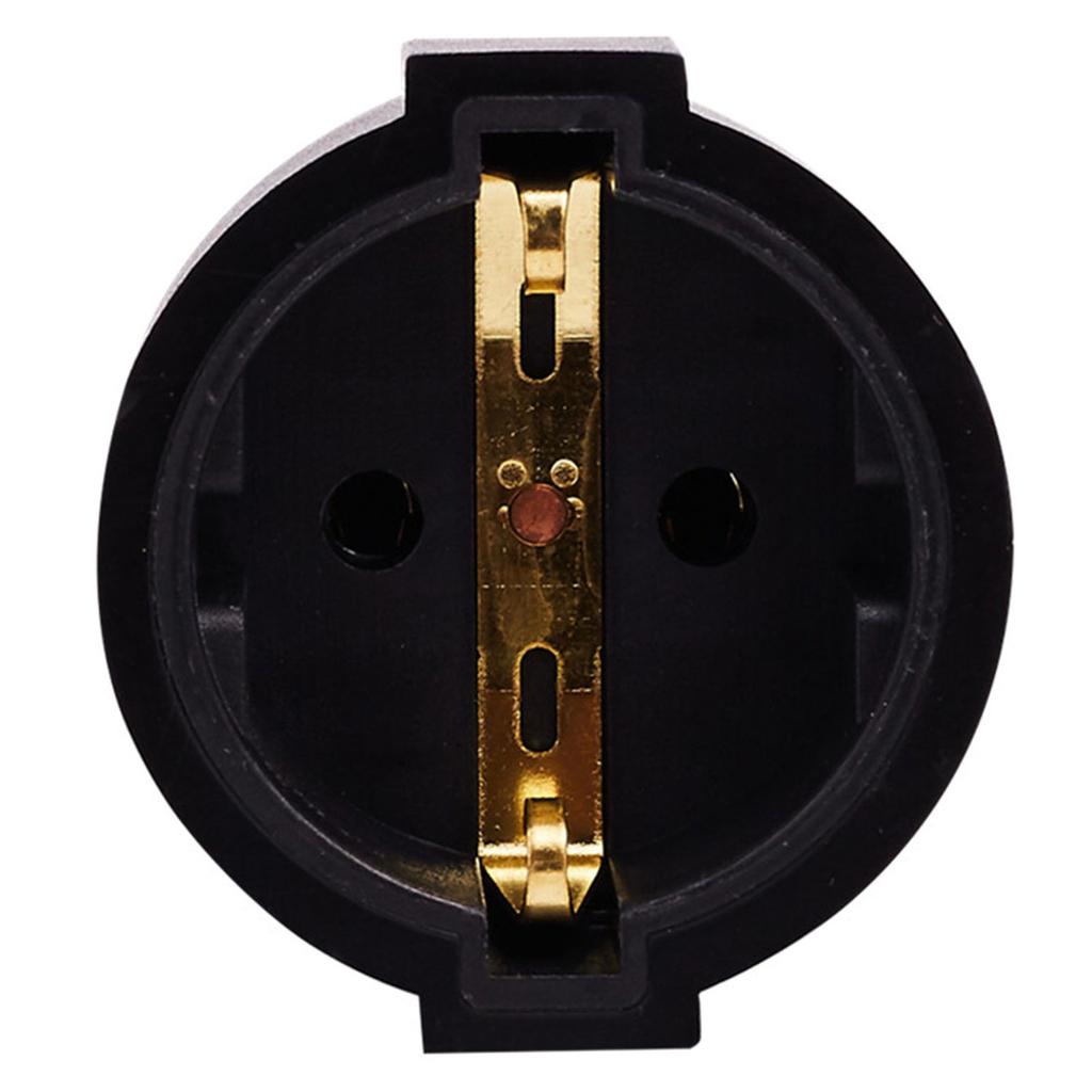 Адаптер питания США 3-контактный к европейскому стандарту 3-контактный 110 В-250 В Вилка-папа к розетке-маме Беспроводной переходник