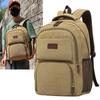 Vintage Canvas Men Daypack College Students Schoolbags Casual Laptop Backpack Large-Capacity Waterproof Hiking Travel Rucksack