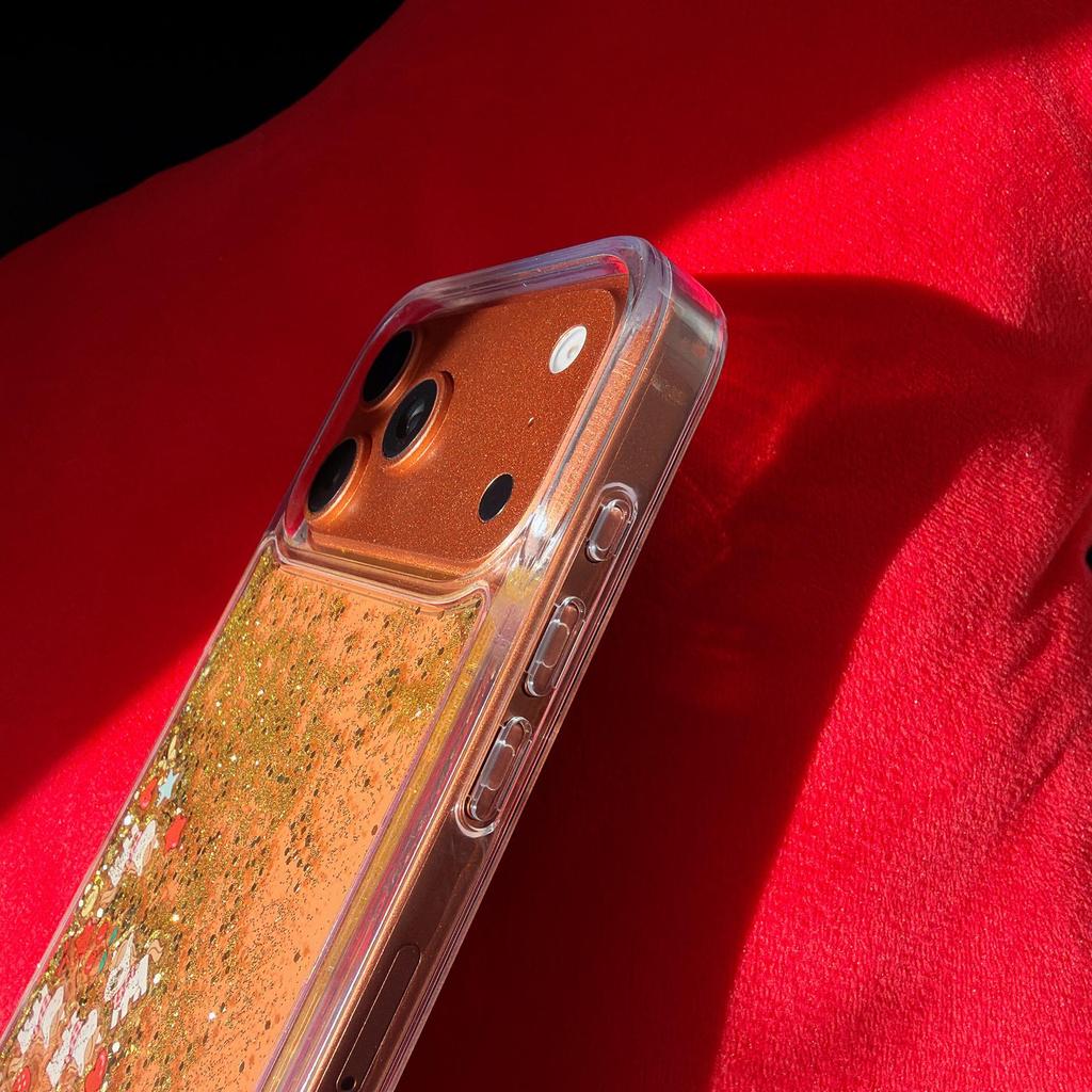 Креативный Забавный Чехол для iPhone 16/17 Pro с Жидким Песком и Лошадкой, Совместимый с 14/15 Pro Max, Женский