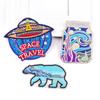 3 Pcs/pack Fusible Embroidery Patch Iron On Patches For Clothing Thermoadhesive Patches For Jackets Jeans Backpack Ironable Sewing Patch