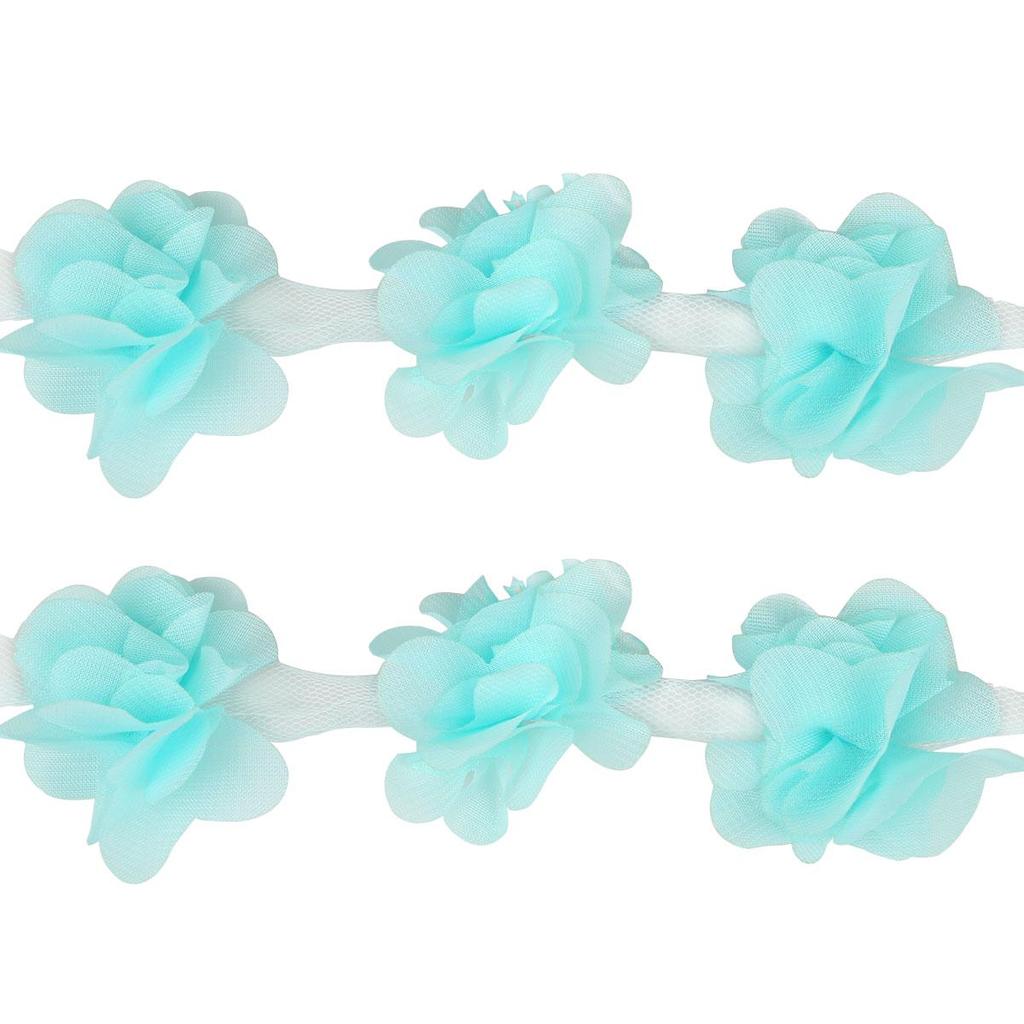 1 ярд/сумка ручной работы с цветочным шифоновым кружевом DIY одежда аксессуары для ручного шитья