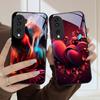 Яркая Пламенная Роза Для Honor Magic 4 5 6 Pro 7 X6 X9c X9 X6b X8 X9b X5b X8b 30 Pro+ 50 Pro 70 90 200 Lite Стеклянный Чехол Для Телефона