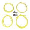 1.5 Meters Fuel Line Hose (4 Sizes) With 8 Pieces Fuel Filters, Replacement Set