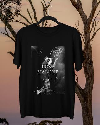 Хлопковая футболка с коротким рукавом Post Malone Tour Унисекс Все размеры от S до 5XL Унисекс Футболка