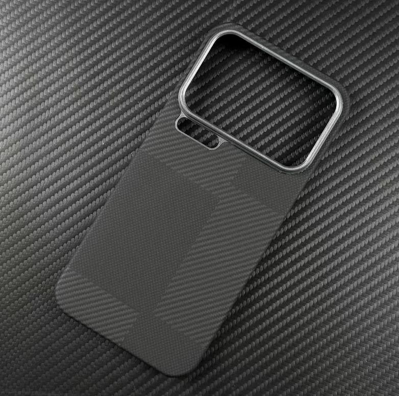 Для Magsafe Магнитные Магниты Углеродное Волокно Арамидное Чехол Для Xiaomi 17 Pro Max / Xiaomi 17 Настоящий келар Арамидное Волокно Чехол
