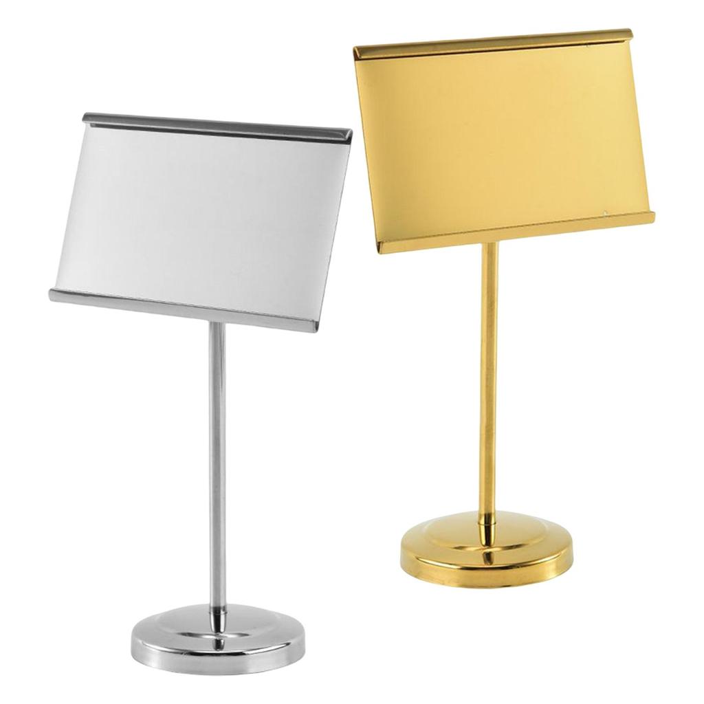 Stainless Steel Business Card Holder for Desk, Name Card Holder, Display Rack,