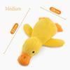 Durable Squeaky Pet Plush Toy Calming Duck Companion for Dogs Puppy Chew Toy Teeth Cleaning Sleeping Duck Plushie 5