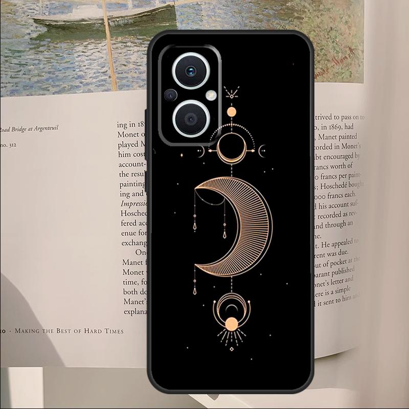Чехол для телефона OPPO Reno 11F 12F 13F 14F 14 10 11 13 Pro 7 8 Lite OPPO Find X8 X6 X5 X9 Pro с изображением темной ведьмы