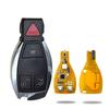 5 шт. Xhorse VVDI BE Key Pro 3/4 Кнопочный Пульт-ключ для автомобиля Mercedes Benz V3.2 Печатная плата желтая Улучшенная версия 315 МГц/433 МГц Нет
