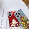 Чехлы для телефонов Ae114 Merry Christmas Christmas tree art из гальванизированного стекла для Samsung S25 Ultra iPhone 16 Xiaomi Redmi, полная защита объектива, задняя крышка