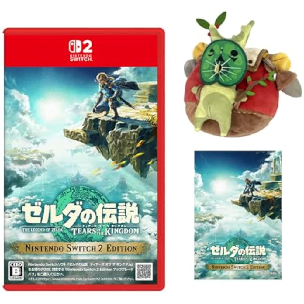 Легенда о Зельде: Слезы Королевства Nintendo Switch 2 Edition - Switch 2 и Плюшевый Таби Колог ...