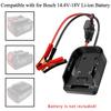 Power Tools Parts For Makita for Bosch 14.4V 18V Lithium Battery DIY Adapter Car Emergency Power 30A Fuse Igniter Jump Starter