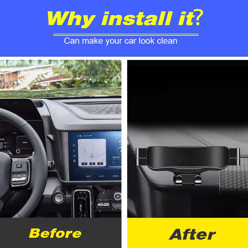 Hivotd Dashboard Car Phone Holder Cover Firm Protection Interior Decoration Auto Parts Accessories For Haval Dargo -2024